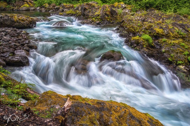 Salmon Cascades in Sol Duc Valley, Olympic National Park